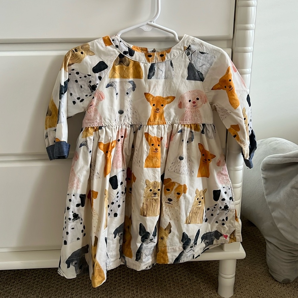 Pink Chicken dog dress 18-24m
